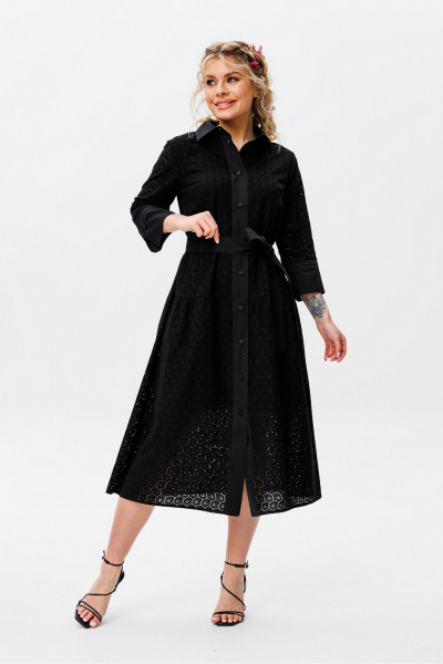 Платье Laikony L-940 черный - фото 1