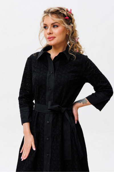 Платье Laikony L-940 черный - фото 2