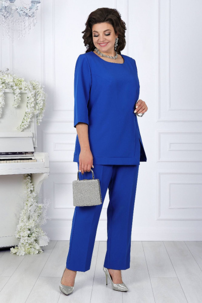 Блуза, брюки Ninele 5733 василек - фото 6