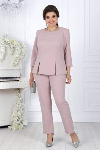 Блуза, брюки Ninele 5979 пудра - фото 9