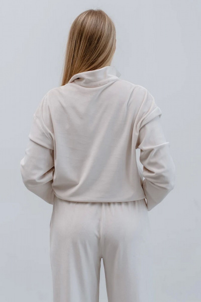 Брюки, толстовка Colibri А332 молочный - фото 3