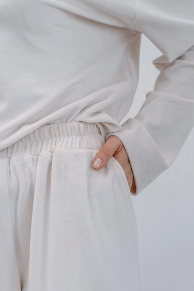 Брюки, толстовка Colibri А332 молочный - фото 5