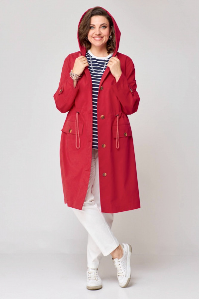 Брюки, майка, плащ Runella 1579 красный - фото 5