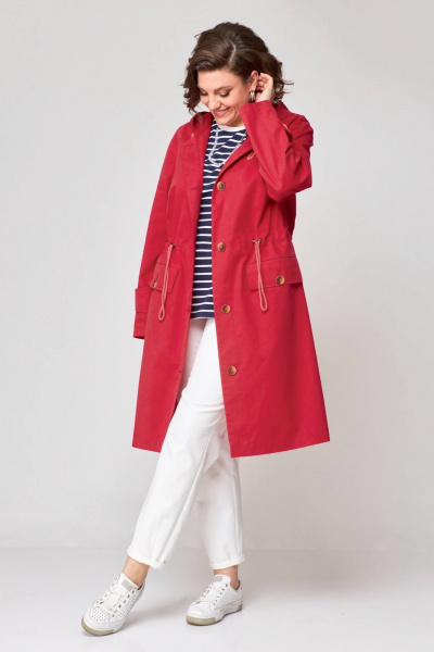 Брюки, майка, плащ Runella 1579 красный - фото 2