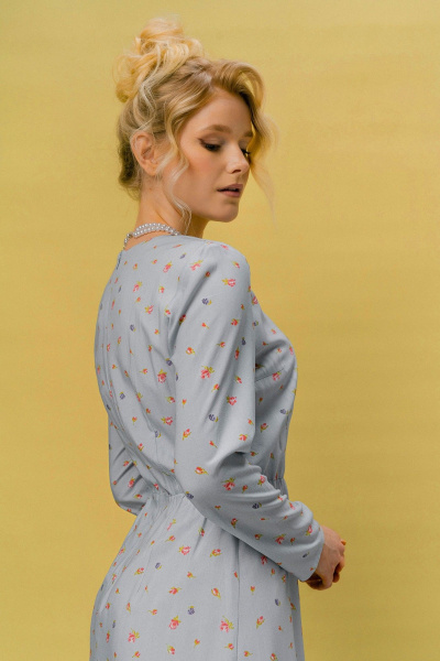 Платье JRSy 2443 голубое_в_цветочки - фото 3