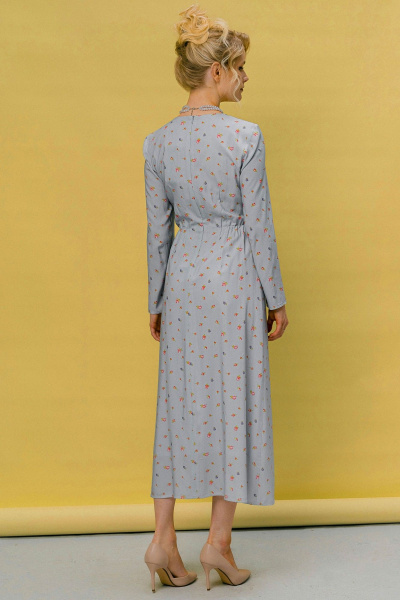 Платье JRSy 2443 голубое_в_цветочки - фото 2