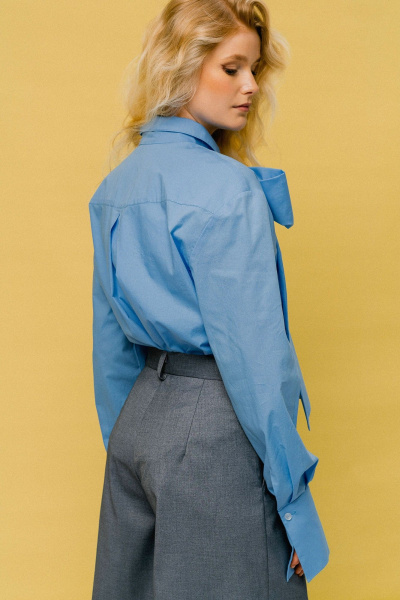 Блуза JRSy 2462 голубой - фото 5