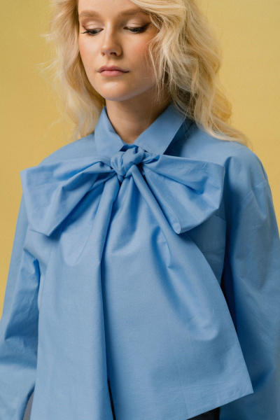 Блуза JRSy 2462 голубой - фото 4