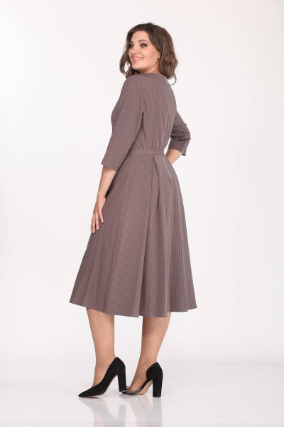 Платье Lady Style Classic 1270/11 кофейный - фото 2