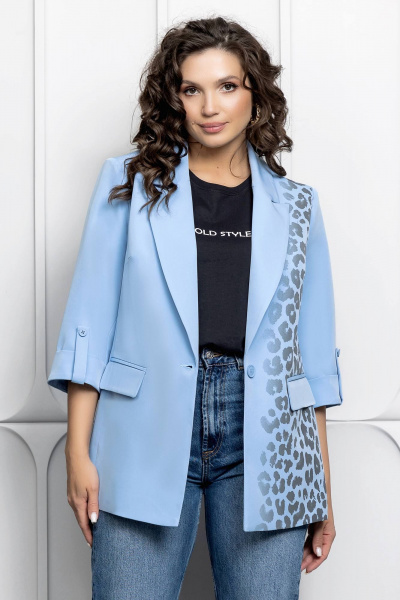 Жакет Gold Style 2615/1 голубой - фото 9