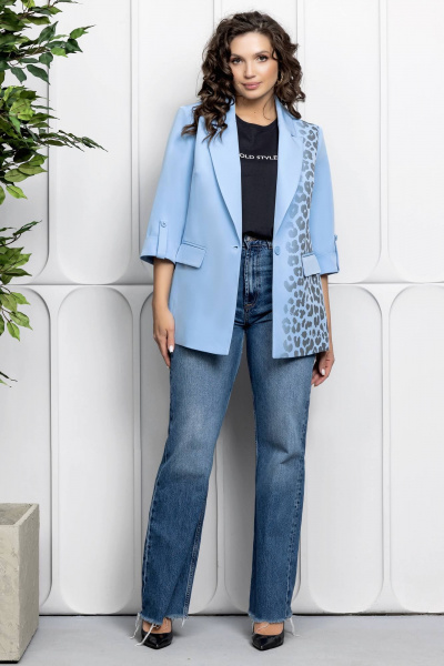 Жакет Gold Style 2615/1 голубой - фото 8