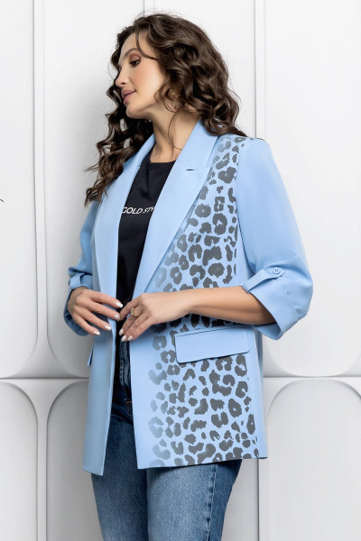 Жакет Gold Style 2615/1 голубой - фото 7
