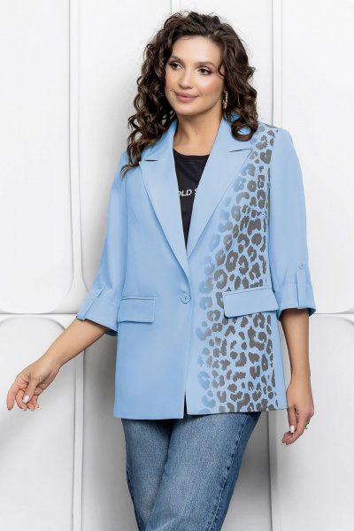 Жакет Gold Style 2615/1 голубой - фото 5