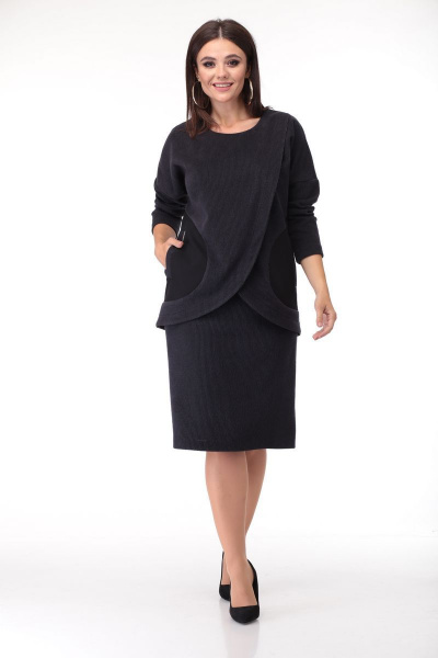 Джемпер, юбка ANASTASIA MAK 744 синий - фото 1