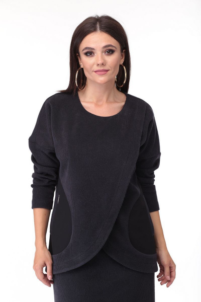 Джемпер, юбка ANASTASIA MAK 744 синий - фото 3