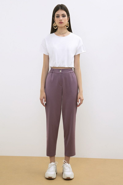 Брюки LaVeLa L20134 сиреневый - фото 3