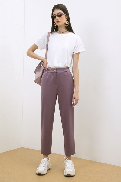 Брюки LaVeLa L20134 сиреневый - фото 2