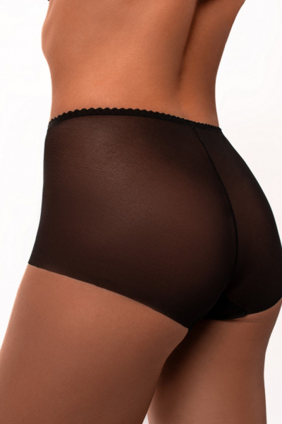 Трусы на каждый день из микрофибры и хлопка BRAVO 527PE черный - фото 2