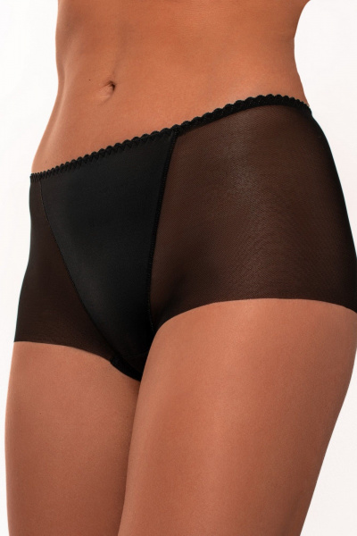 Трусы на каждый день из микрофибры и хлопка BRAVO 527PE черный - фото 1