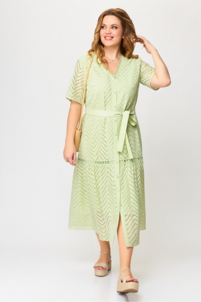 Платье Laikony L-971 зеленый - фото 6