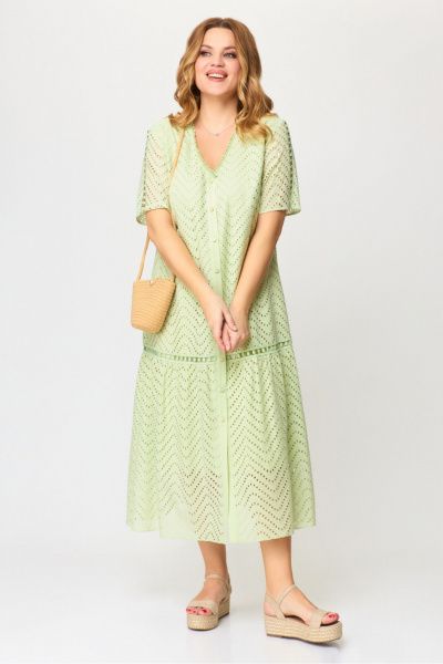 Платье Laikony L-971 зеленый - фото 2