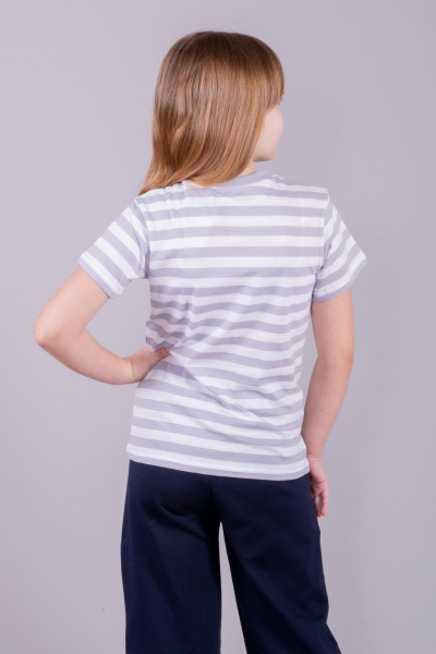 Футболка 8 Марта 18303-4С556Д40-110,116 полоска - фото 3