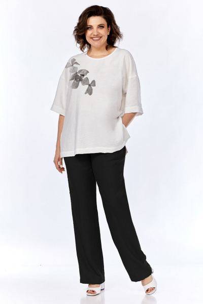 Блуза и брюки из текстиля с декоративной вышивкой Jurimex 3114-2 - фото 1