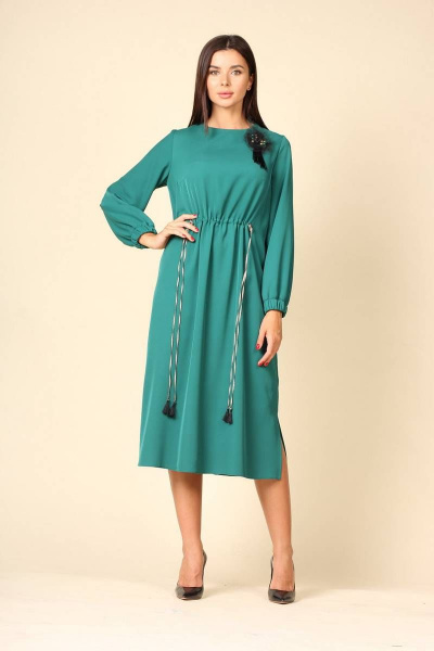Платье Faufilure С1010 изумруд - фото 1