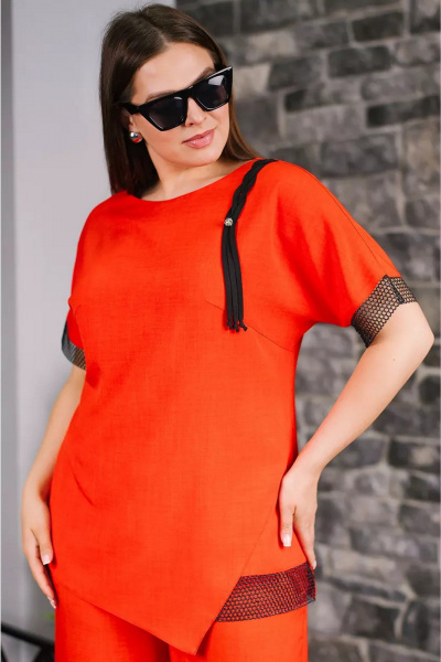 Брюки, туника TAEMNA 24070 оранжевый - фото 10