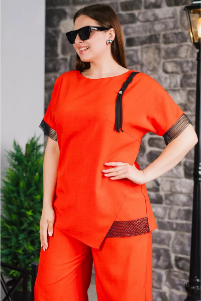Брюки, туника TAEMNA 24070 оранжевый - фото 9