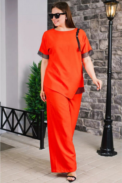 Брюки, туника TAEMNA 24070 оранжевый - фото 7