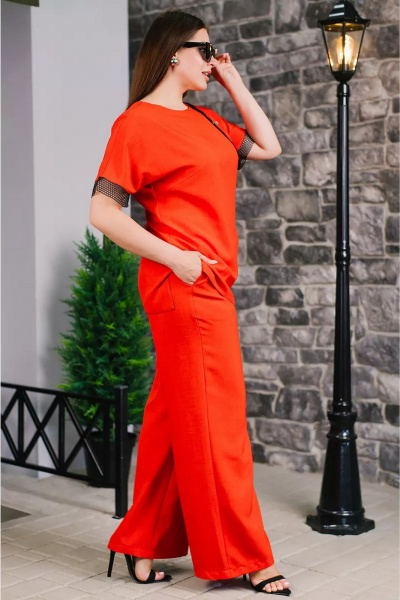 Брюки, туника TAEMNA 24070 оранжевый - фото 3