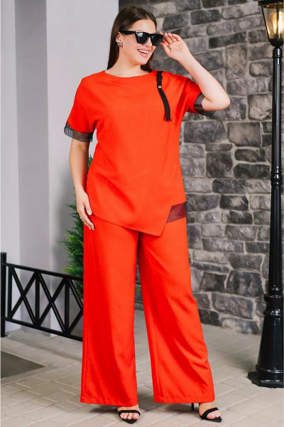 Брюки, туника TAEMNA 24070 оранжевый - фото 2