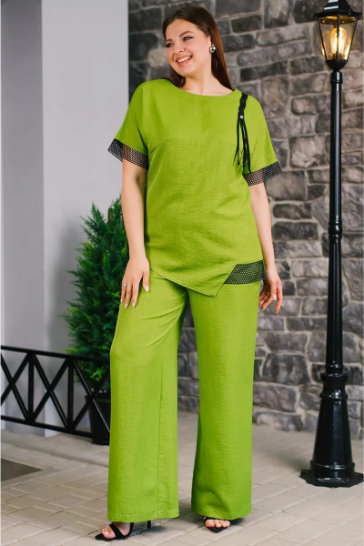 Брюки, туника TAEMNA 24070 салатовый - фото 4