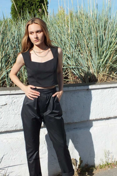 Брюки Lady Smile 501 черный - фото 2