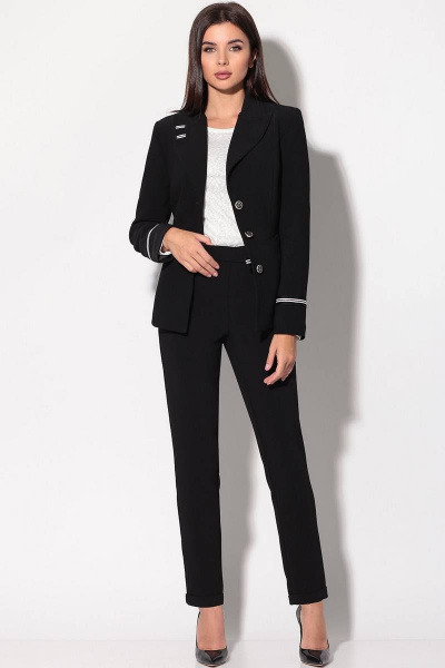 Брюки, джемпер, жакет LeNata 31863 черный - фото 2