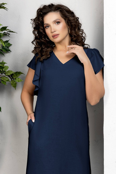 Платье Gold Style 2621 темно-синий - фото 8