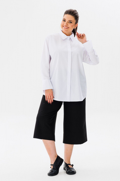 Кюлоты с зауженным кром каймом и карманами Anelli 1337 ночь - фото 6