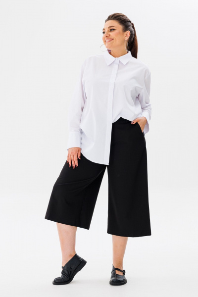 Кюлоты с зауженным кром каймом и карманами Anelli 1337 ночь - фото 2