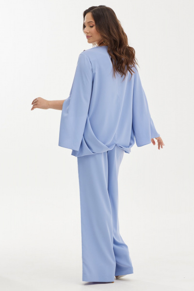 Блуза, брюки Магия моды 2455 голубой - фото 2