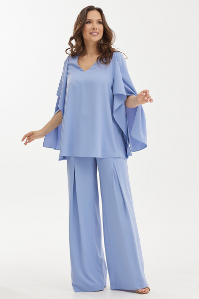 Блуза, брюки Магия моды 2455 голубой - фото 8