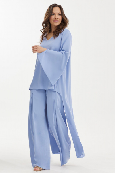 Блуза, брюки Магия моды 2455 голубой - фото 4