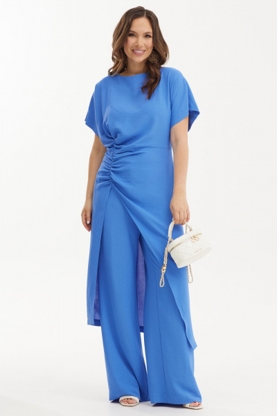 Брюки, туника Магия моды 2456 голубой - фото 1