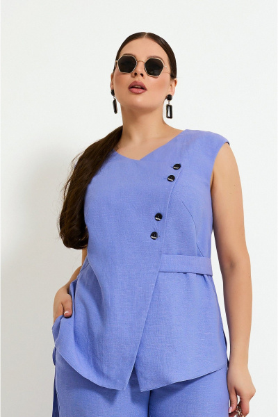 Брюки, жилет Lissana 4924 лаванда - фото 4