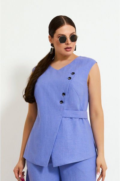 Брюки, жилет Lissana 4924 лаванда - фото 2