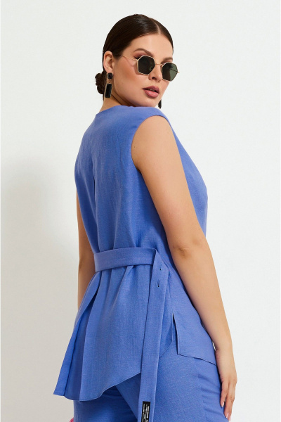 Брюки, жилет Lissana 4924 синий - фото 6