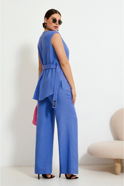 Брюки, жилет Lissana 4924 синий - фото 5