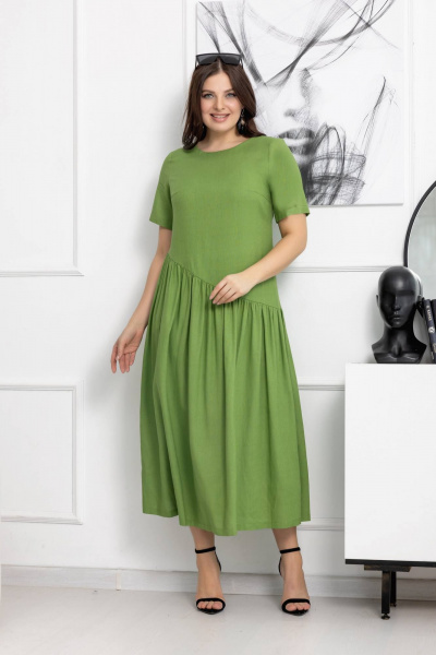 Платье Gold Style 2634 салатовый - фото 1