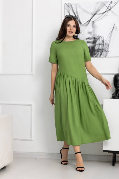 Платье Gold Style 2634 салатовый - фото 3