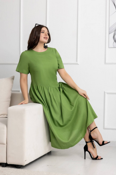 Платье Gold Style 2634 салатовый - фото 7